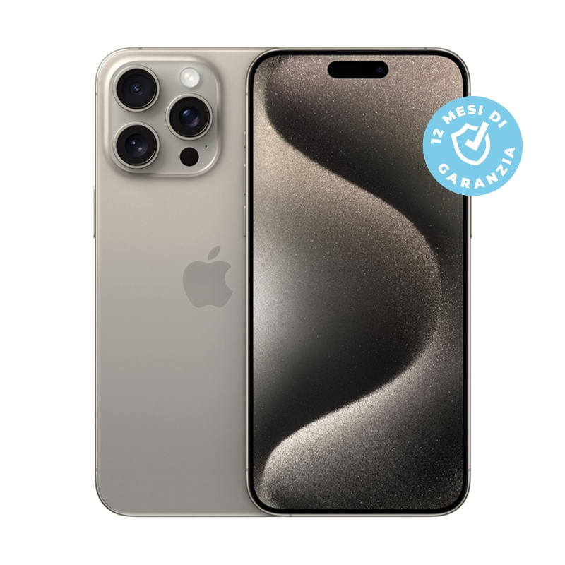 APPLE IPHONE 15 PRO 256GB TITANIO NATURALE GRADO PREMIUM